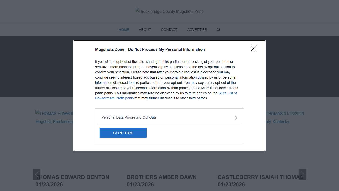Breckinridge County Mugshots Zone